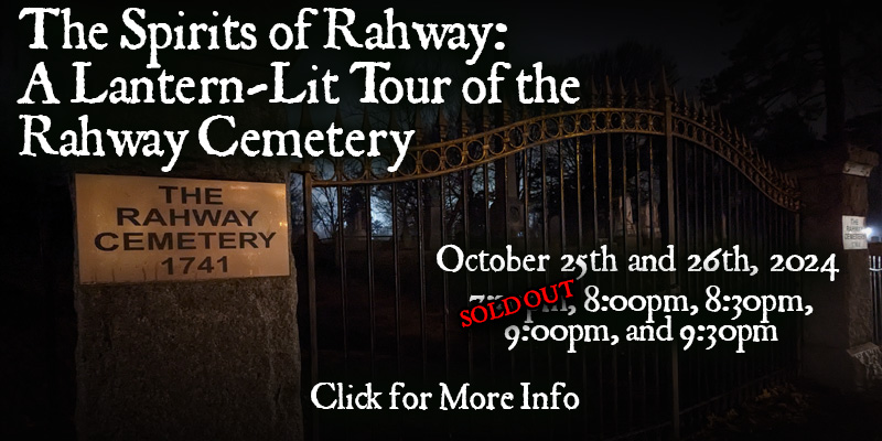 Spirits of Rahway Lantern Lit Tours 2024